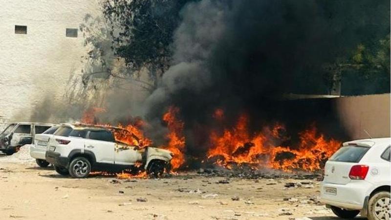 Gurugram fire: 4 parked cars burnt to ashes