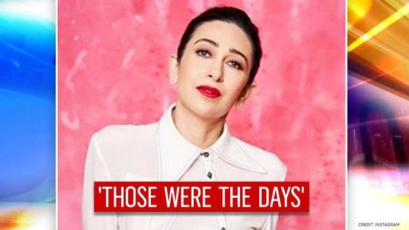 Karisma Kapoor recalls her thoughts while looking back at old live events days with a pic