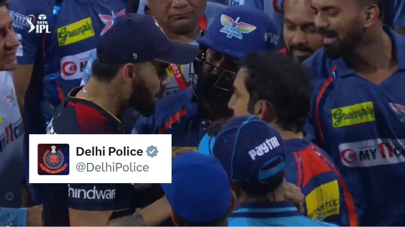 Delhi Police comments on Virat Kohli-Gautam Gambhir jhagda