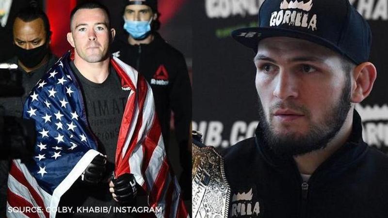 Colby Covington and Khabib Nurmagomedov