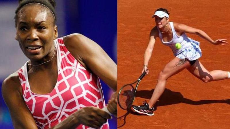 Venus Williams and Elina Svitolina