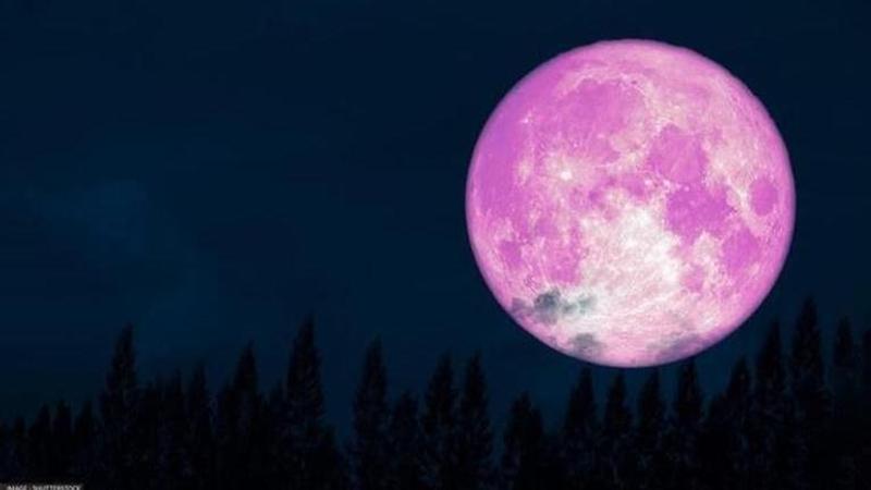 Full pink moon