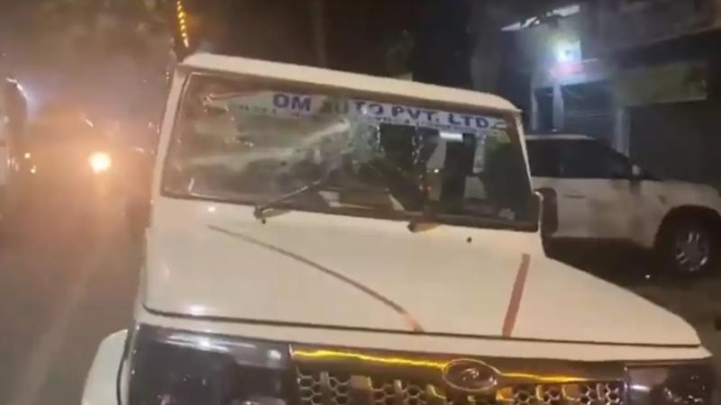 Cars Damaged Near Congress Amethi Office