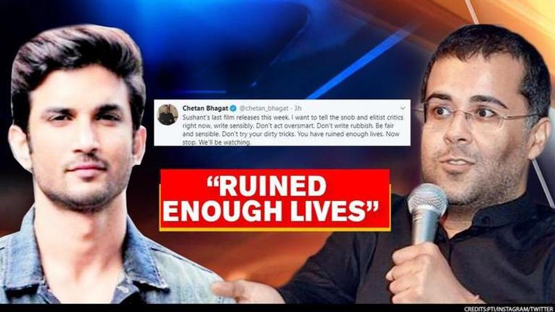 Critic tried to destroy my career, sink Sushant Singh Rajput, claims Chetan Bhagat