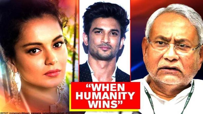 Team Kangana Ranaut says 'A nation wins' as Bihar govt approves CBI probe in Sushant case