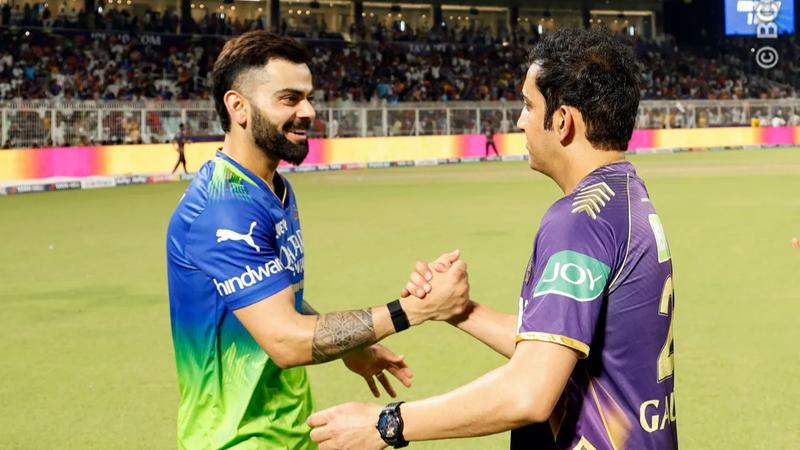 Virat Kohli and Gautam Gambhir