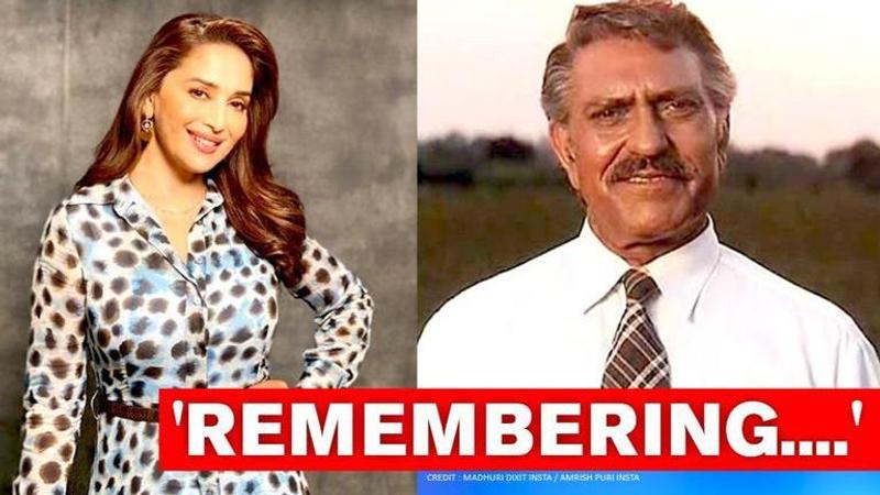 Madhuri Dixit on Amrish Puri's death anniversary:'his unmatched legacy will live forever'