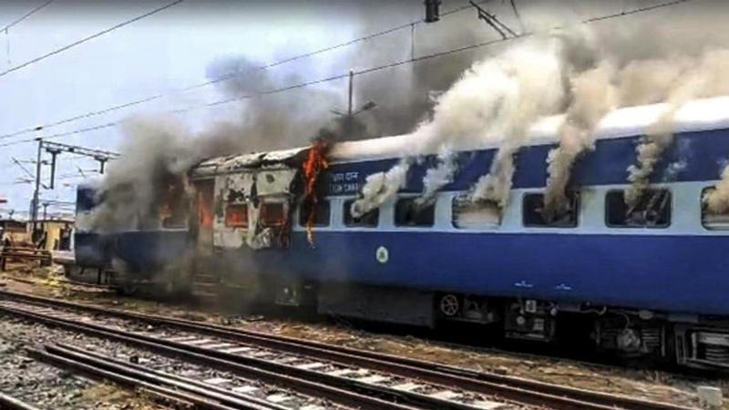 Fire breaks out in coach of Yoga Express
