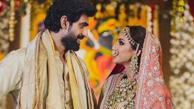 Rana Daggubati, Miheeka Bajaj's first Karwa Chauth celebrations is adorable; See Pics