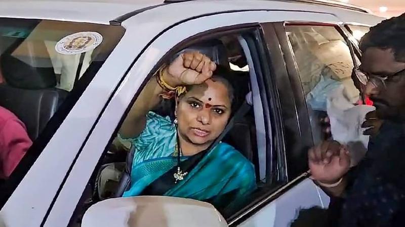 BRS MLC K Kavitha Withdraws Plea Against Her Arrest 