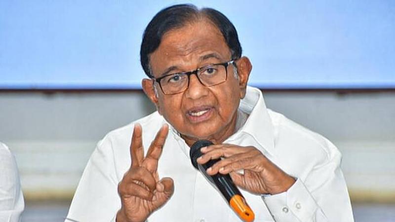 Senior Congress leader P Chidambaram.