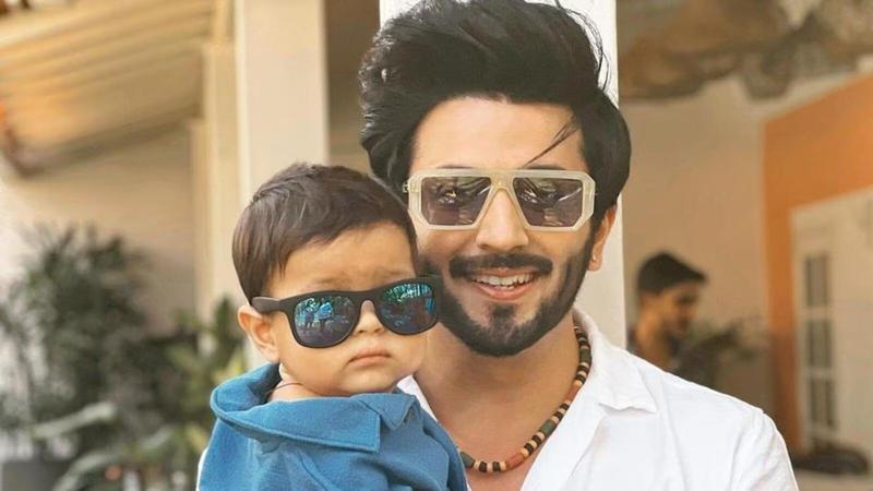 Dheeraj Dhoopar with his son Zayn 