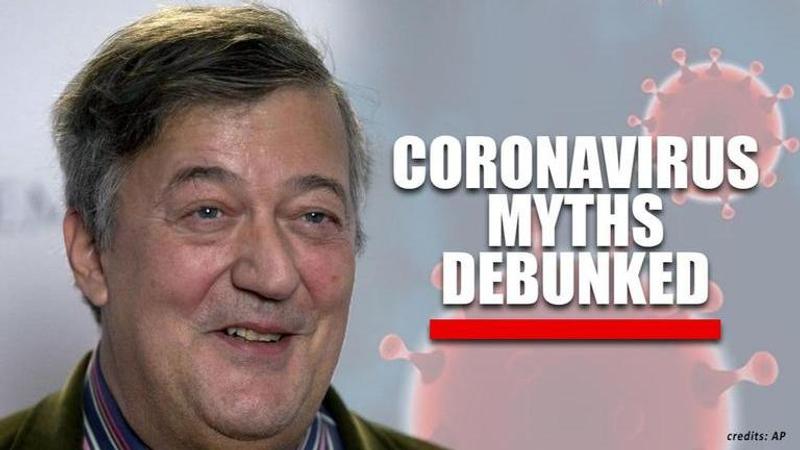 Stephen Fry debunks every myths associated with coronavirus pandemic. Watch