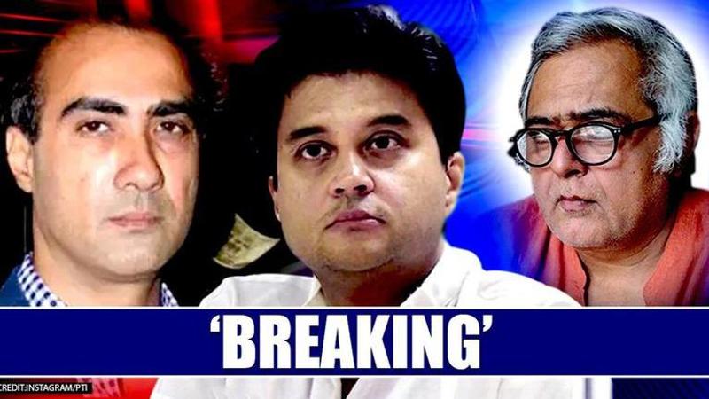 Jyotiraditya Scindia resigns: Ranvir Shorey has 'breaking' news, Hansal Mehta also reacts