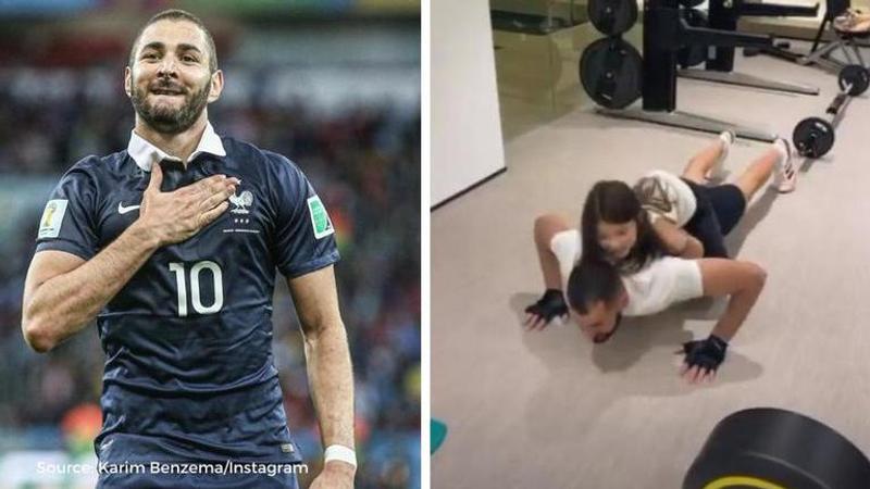 Karim Benzema daughter