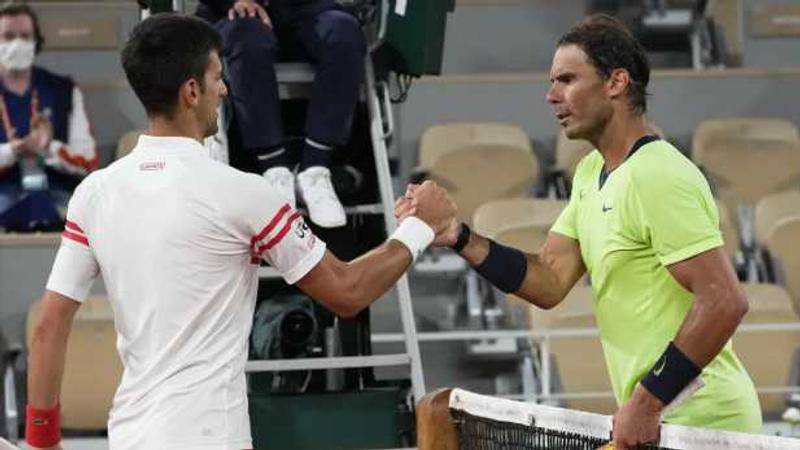 Rafael Nadal and Novak Djokovic