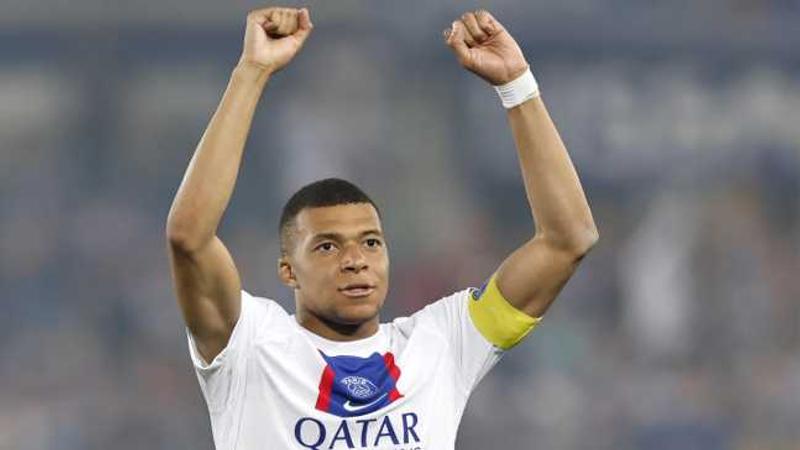 PSG striker Kylian Mbappe 