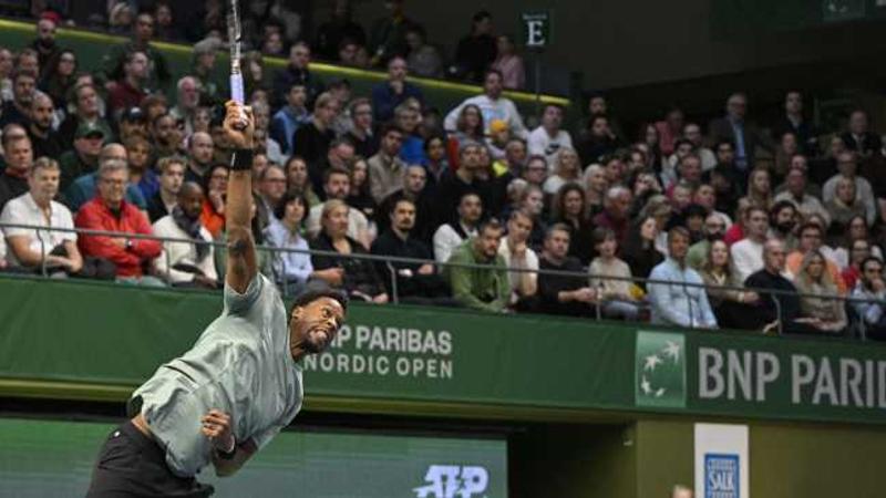 Gael Monfils in action