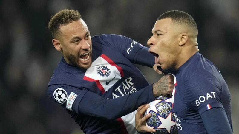 Neymar and Mbappe