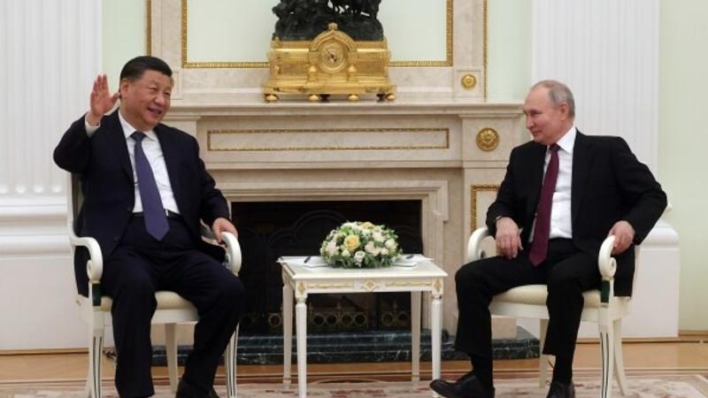 Xi Jinping and Vladimir Putin 