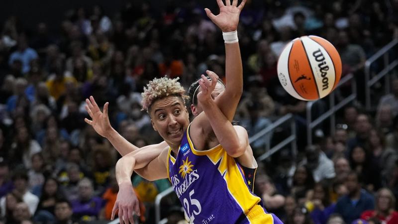 Caitlin Clark has been tested during her first month in the WNBA with physical play from opponents that has brought an increased spotlight on the league.