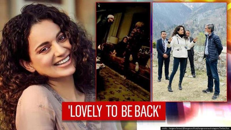 Kangana Ranaut shares glimpse of fun time in Manali, visits for a day to plan restaurant