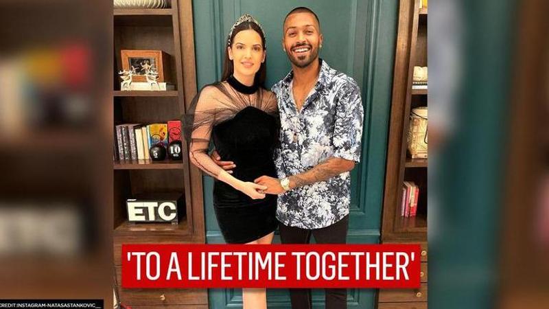 Natasa Stankovic, Hardik Pandya celebrate one year anniversary, share celebratory pics