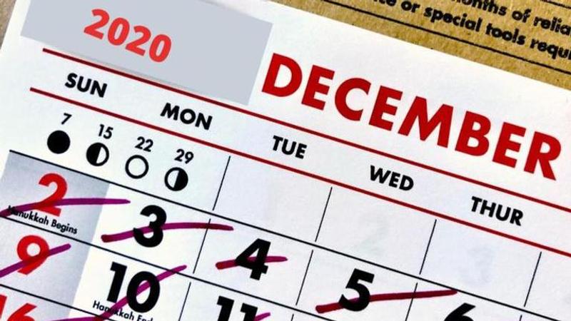 holidays in december 2020