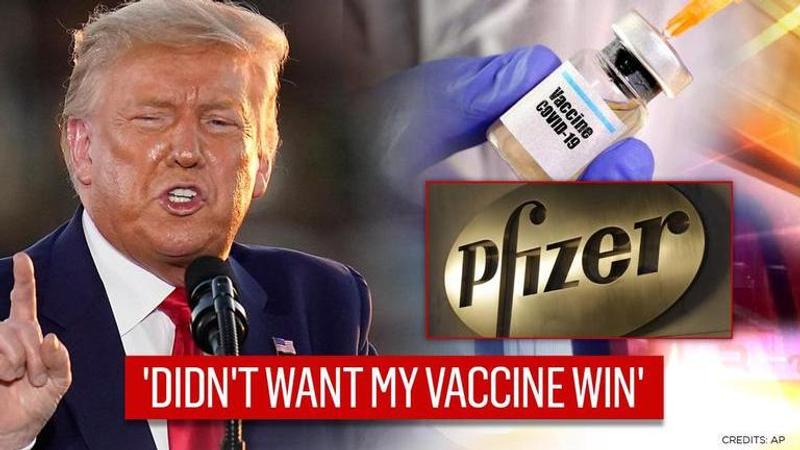 Trump accuses Pfizer of holding vaccine announcement to prevent his 'vaccine win'