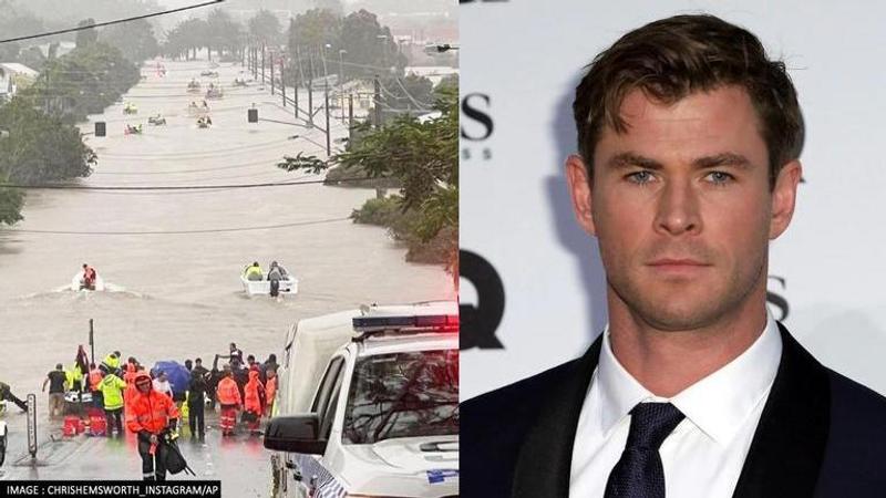 Chris Hemsworth reacts to australia floods