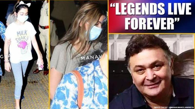 Rishi Kapoor's daughter, grandchild arrive in Mumbai; Riddhima recalls last family outing