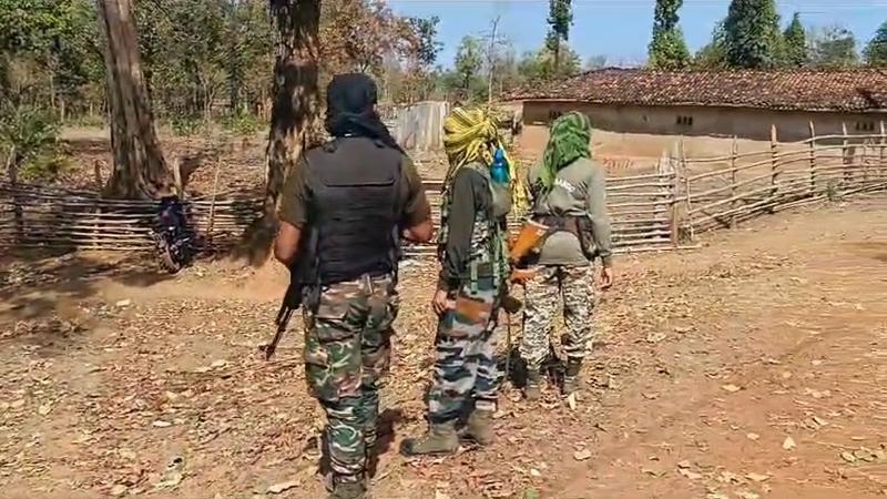 Encounter between the security team and the Naxalites in Kanker district