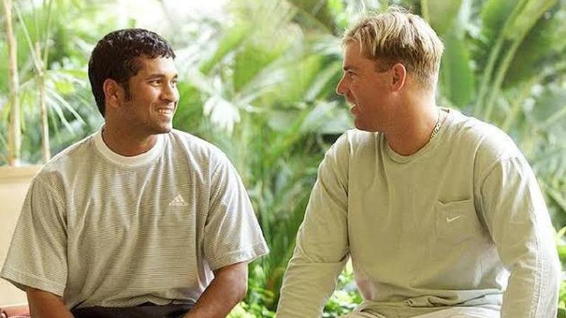 Sachin Tendulkar and Shane Warne