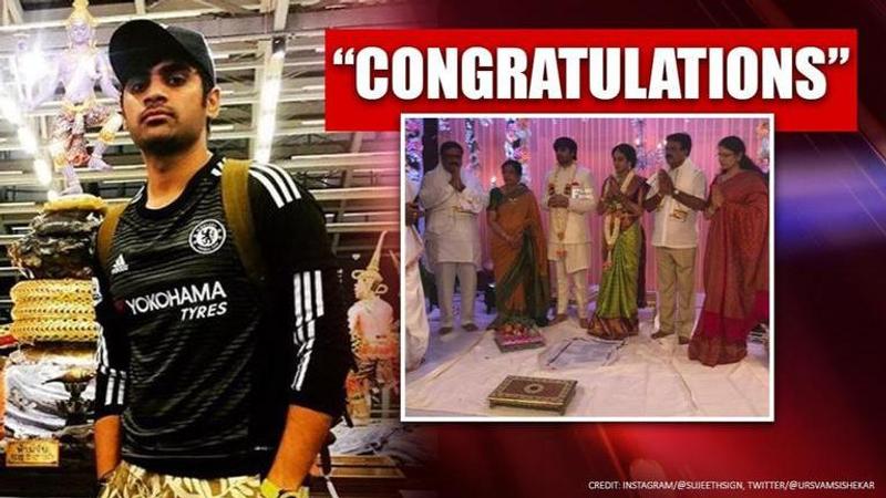 'Saaho' director Sujeeth gets engaged in Hyderabad; fans congratulate as pics surface