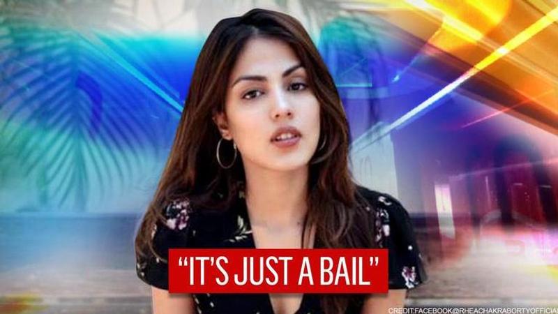 Rhea Chakraborty's bail 'celebrated' by B'wood stars, netizens ask if she 'won gold medal'