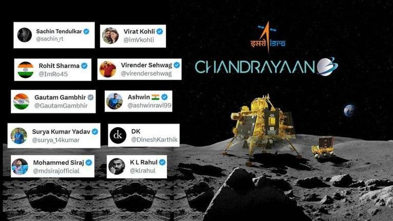 Chandrayan 3, Cricket World Reacts