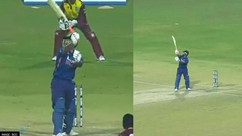 Rishabh Pant Hits Huge One Handed Six Off Holder Leaves Gavaskar And Bhogle In Awe Watch 3444