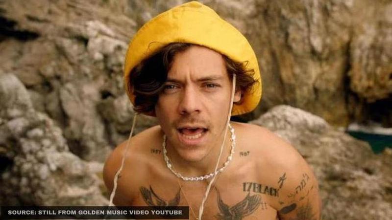 harry styles' golden music video