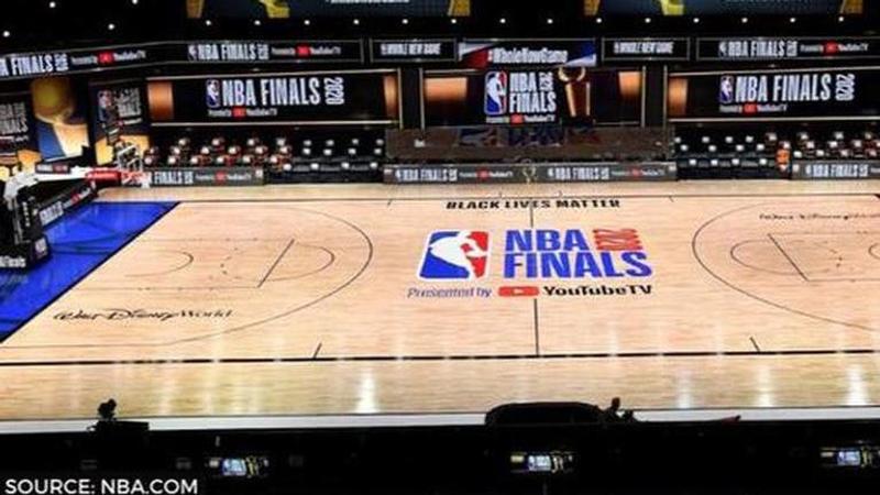 nba finals court