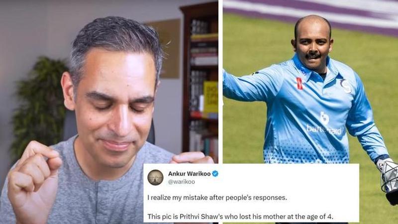 'I am truly sorry': Ankur Warikoo laments insensitive 'patla hogya' remark on Prithvi Shaw