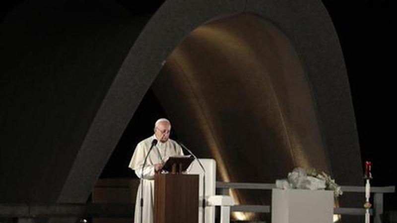 Pope on Hiroshima: Possession of nuclear weapons