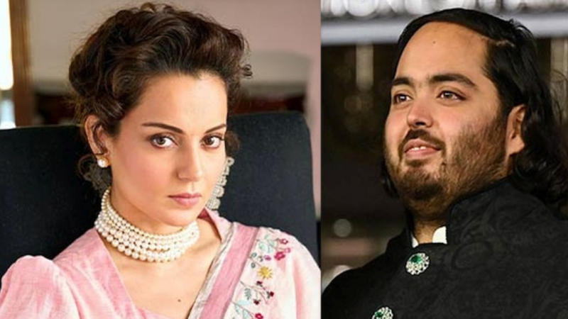 Kangana Ranaut and Anant Ambani