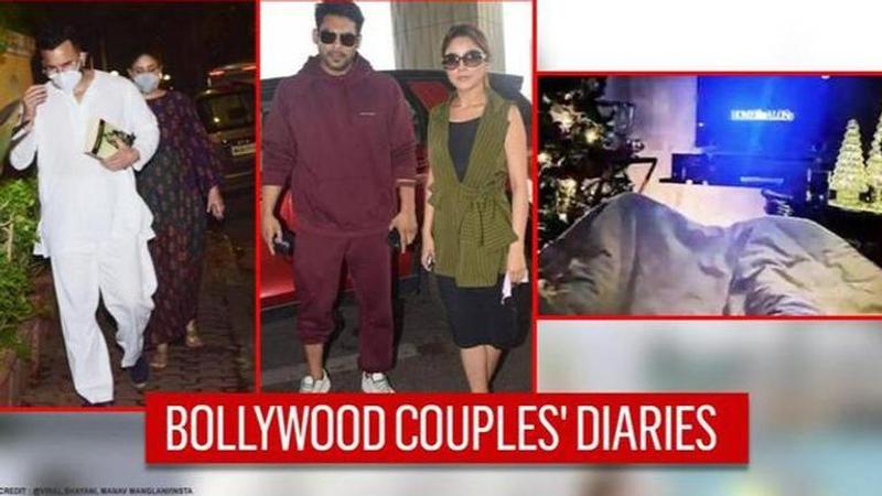 Kareena Kapoor-Saif clicked; Shehnaaz-Sidharth head to Goa; Tara-Aadar cozy up for movie