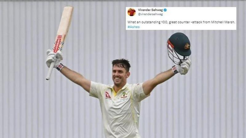 ENG vs AUS: Mitch Marsh stings England with a 'Bazball' innings in Ashes 3rd Test