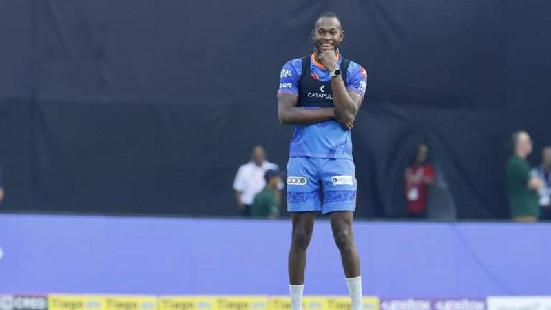 Jofra Archer in training nets