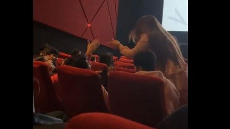 Delhi Girls Fighting Inside Movie Theater