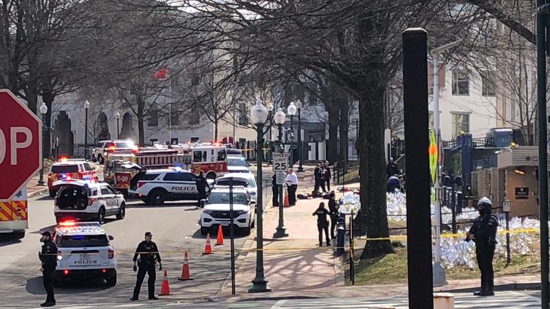 Sources claim that a man set himself on fire outside Israel Embassy in Washington DC