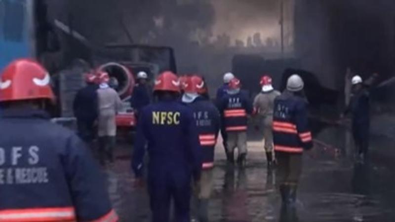 On Monday morning, a fire broke out at a factory in Delhi’s Alipur area