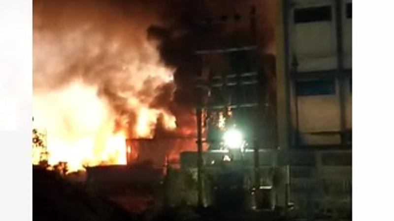 Maharashtra: Massive Fire Breaks Out in Palghar 