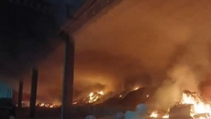 A fire broke out at a factory in Narayanpur of Malda district in West Bengal on Sunday morning